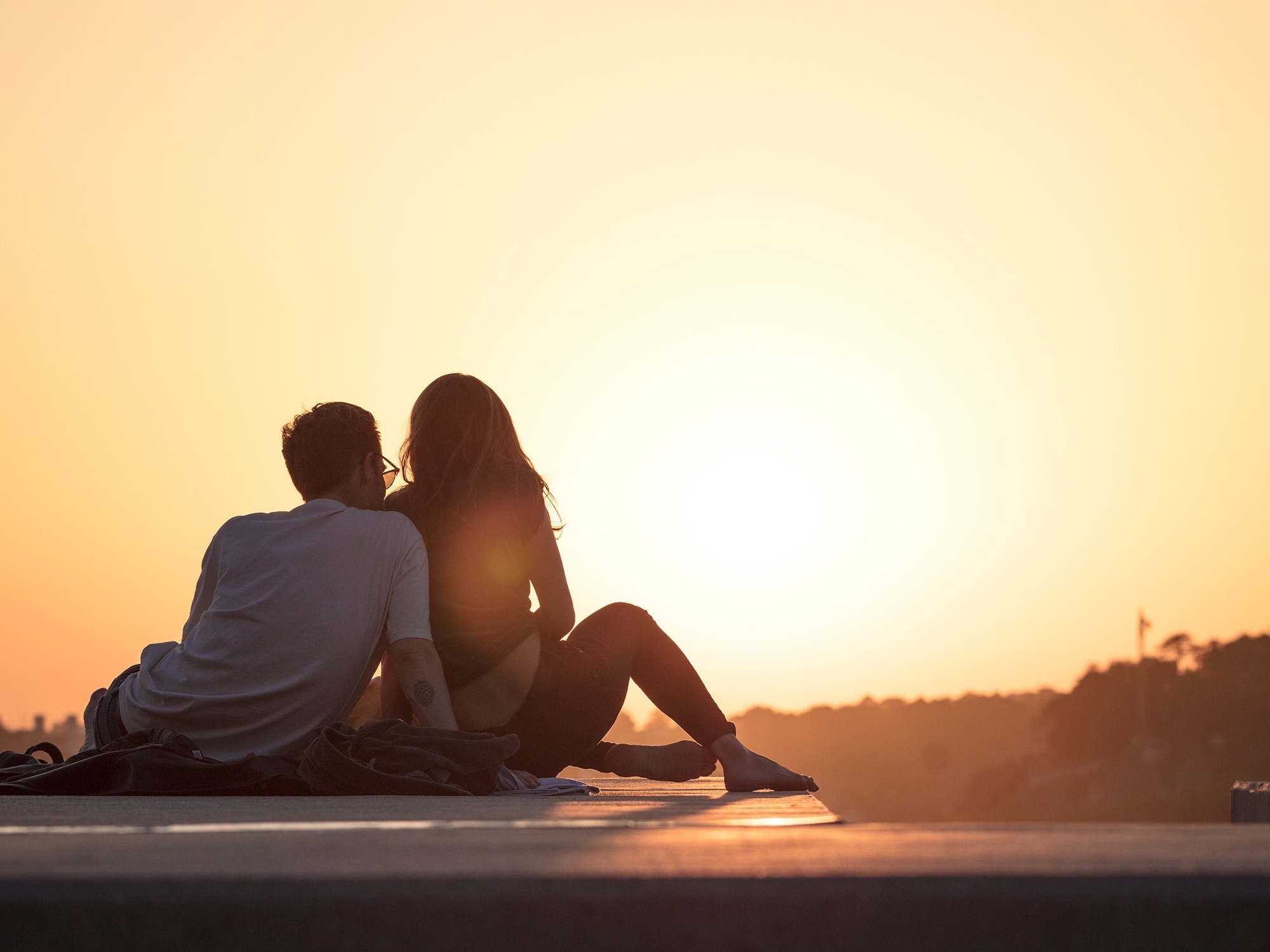 A couple with new house